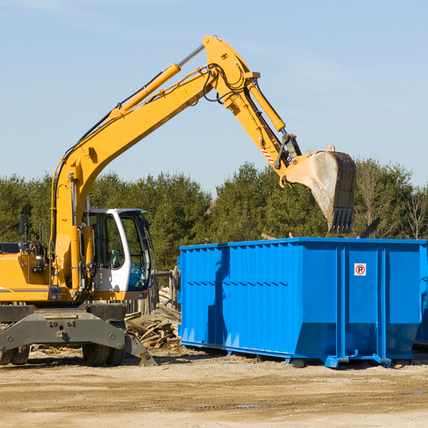 can i choose the location where the residential dumpster will be placed in Pratt WV